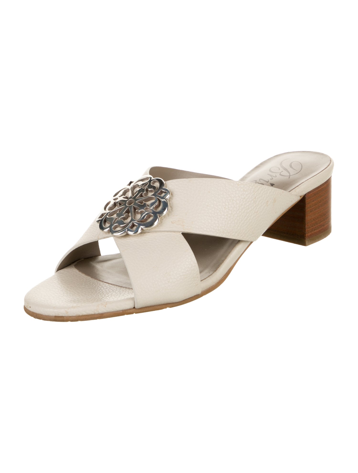 Brighton Leather Slides