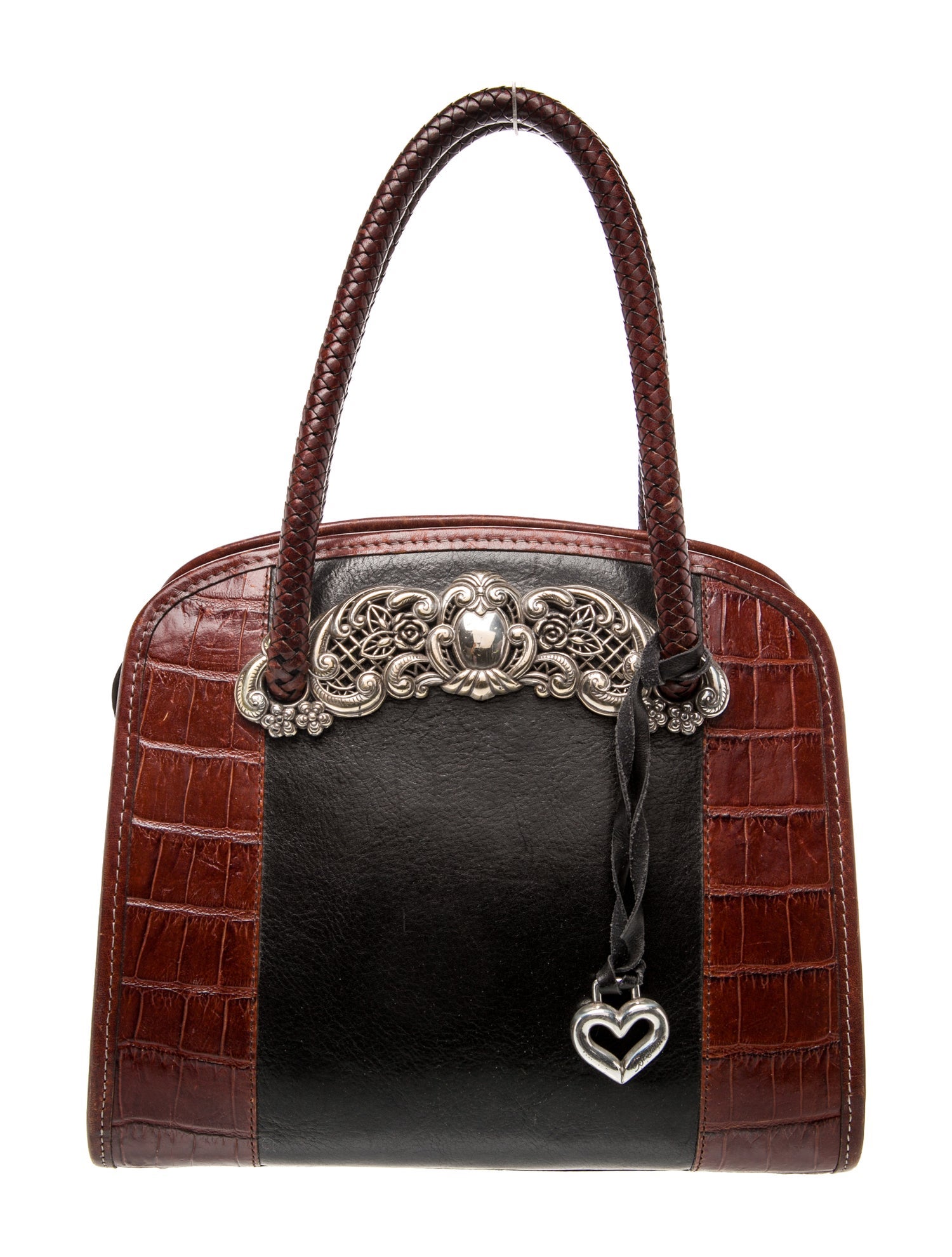 Brighton Leather Top Handle Bag