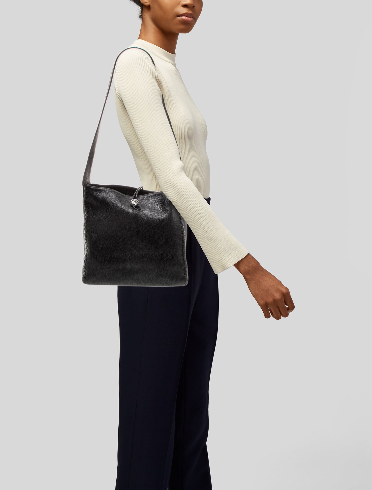 Brighton Leather Shoulder Bag Vintage