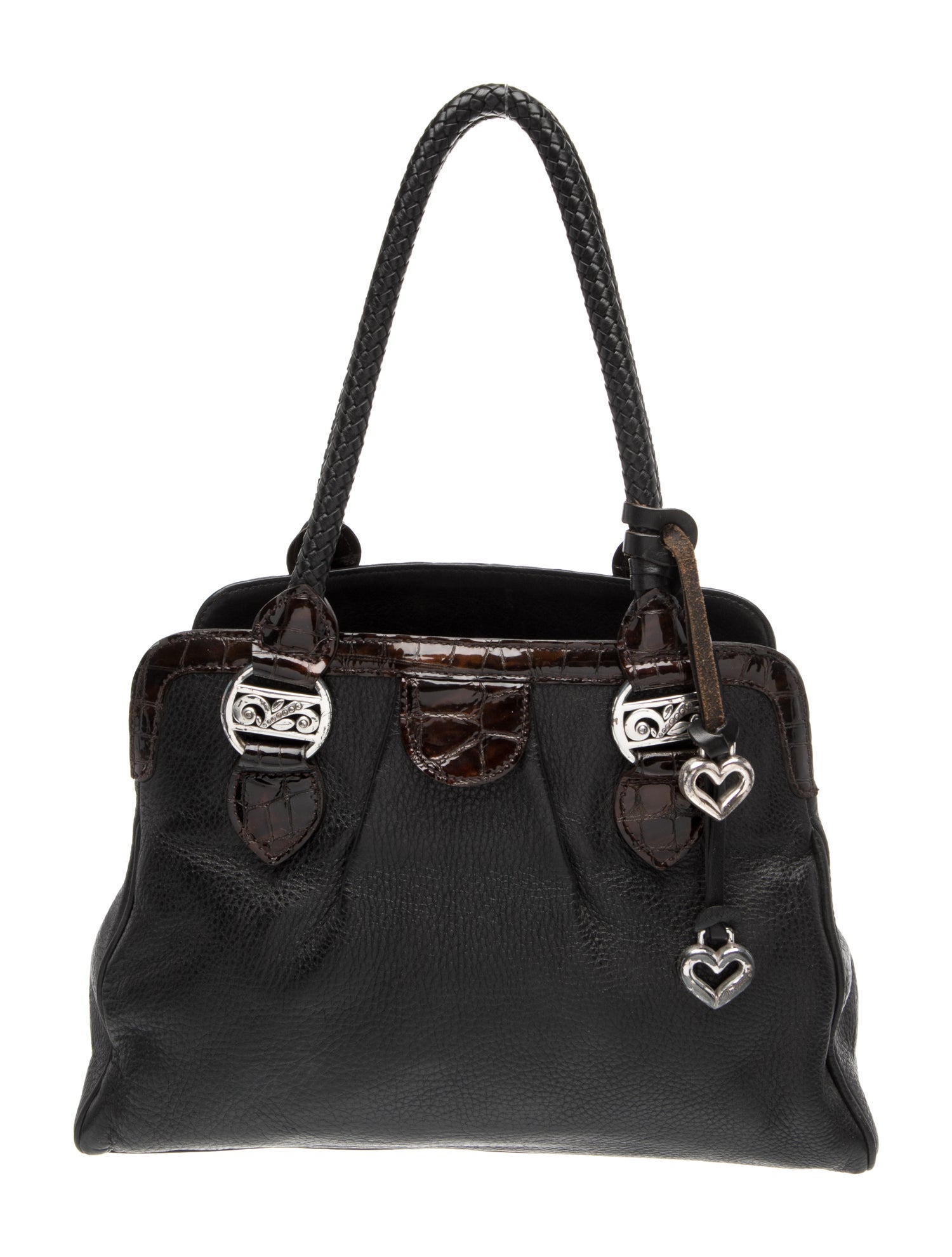 Brighton Leather Top Handle Bag