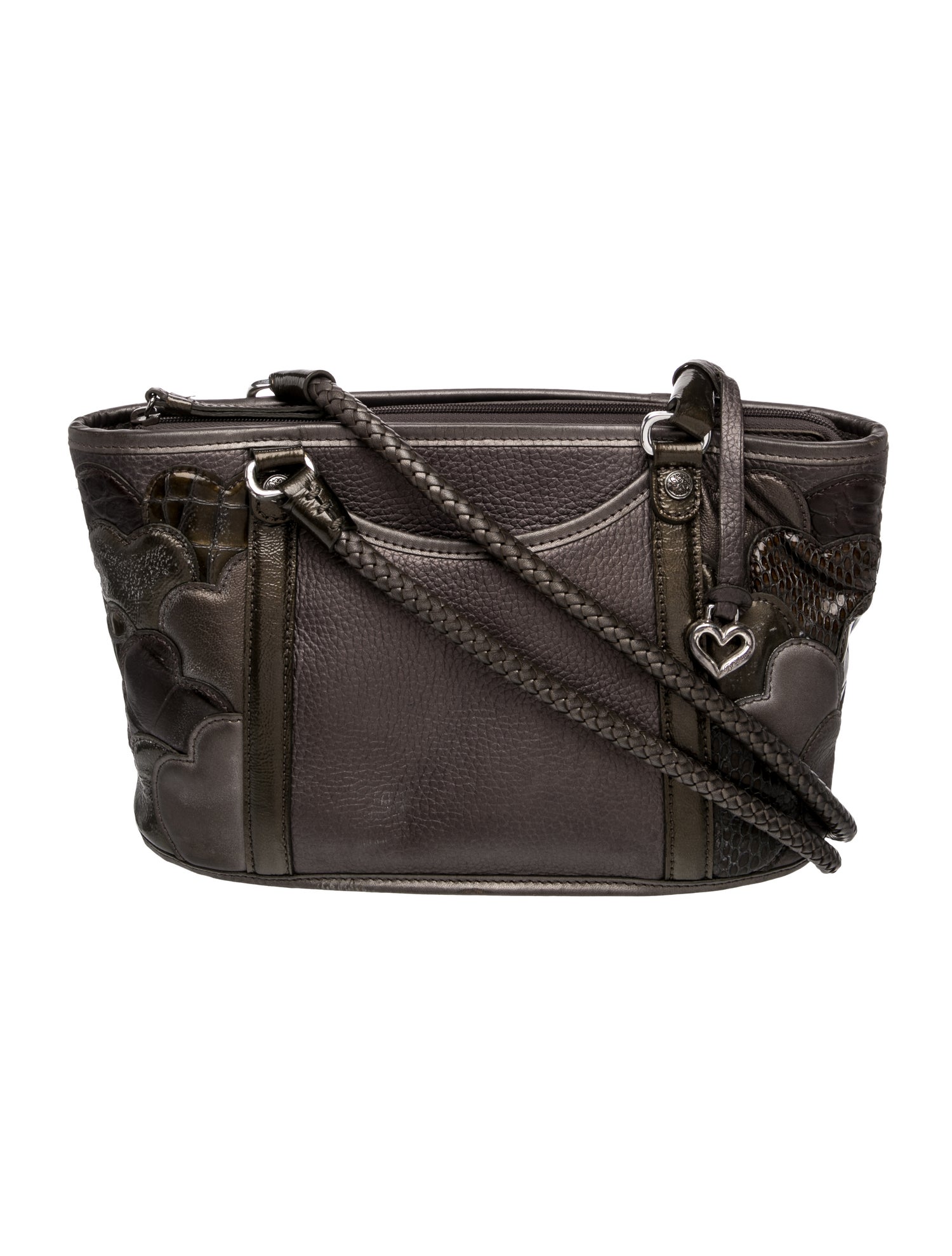 Brighton Leather Top Handle Bag