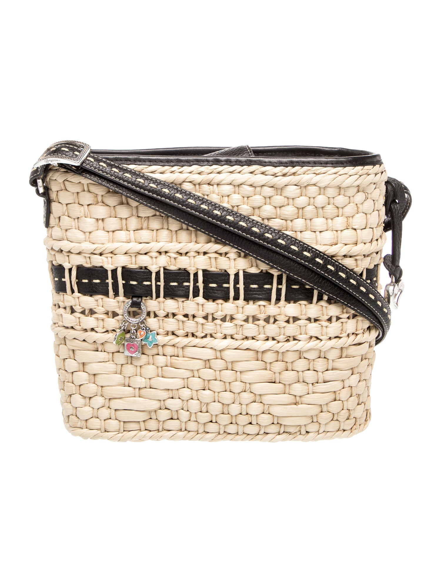 Brighton Raffia Top Handle Bag