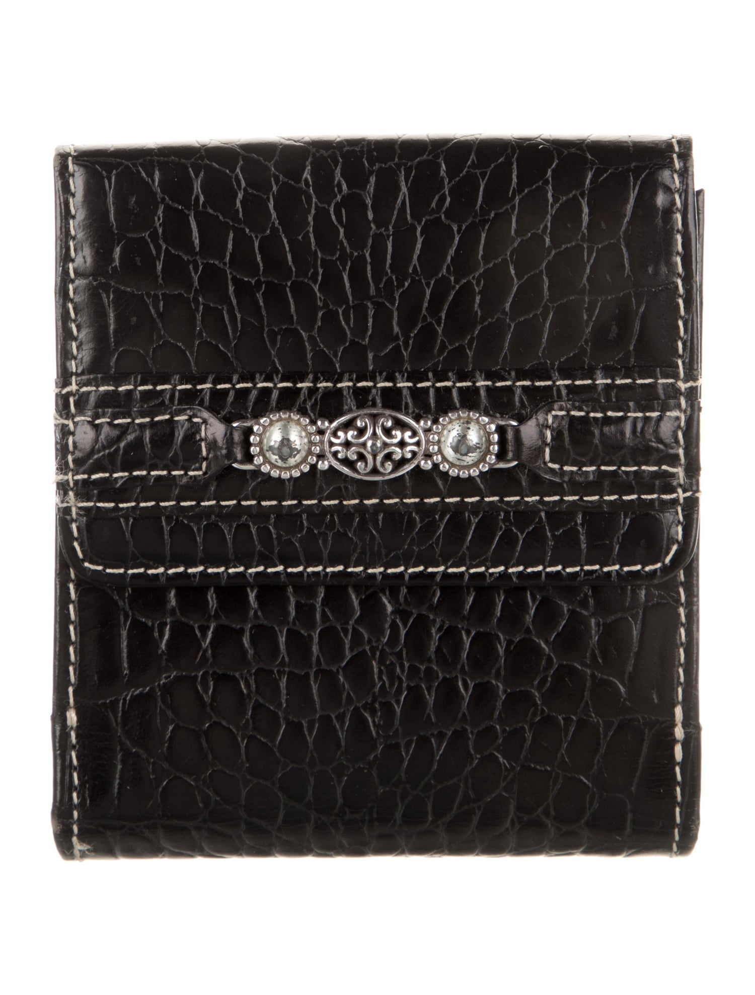 Brighton Leather Printed Compact Wallet