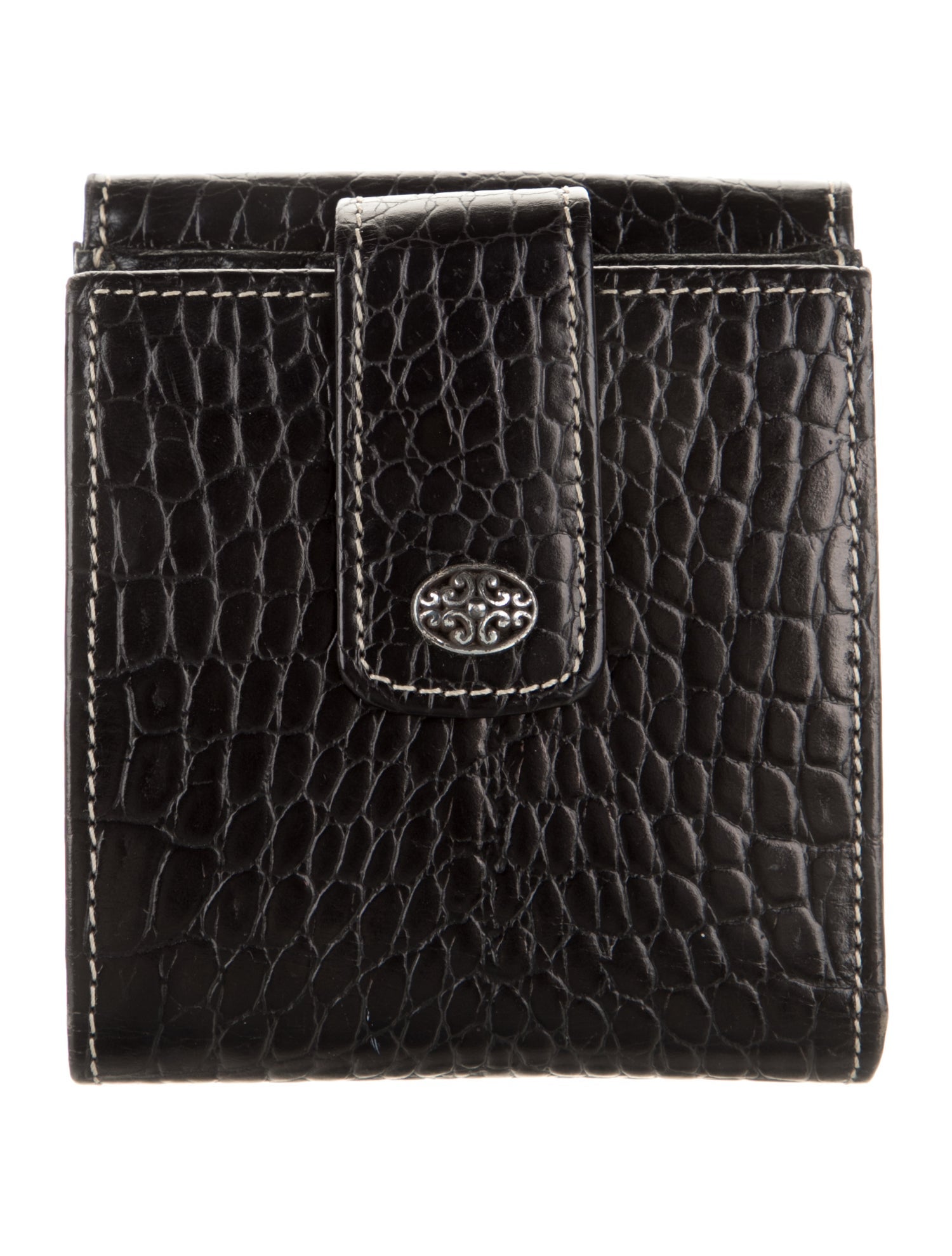 Brighton Leather Printed Compact Wallet