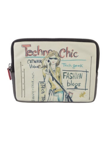 Pre-owned Brighton Pattern Printed Cosmetic Bag In Neutral
