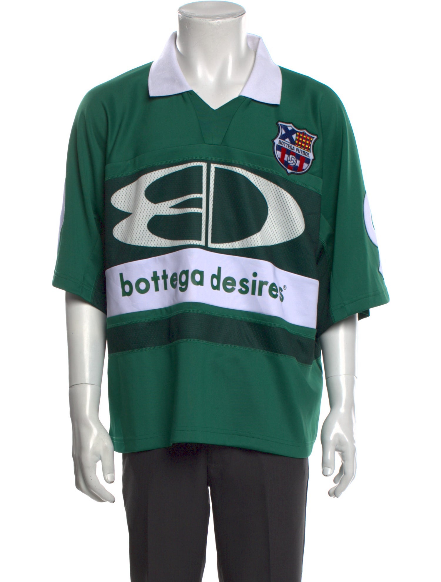 Bottega Desires Graphic Print V-Neck T-Shirt