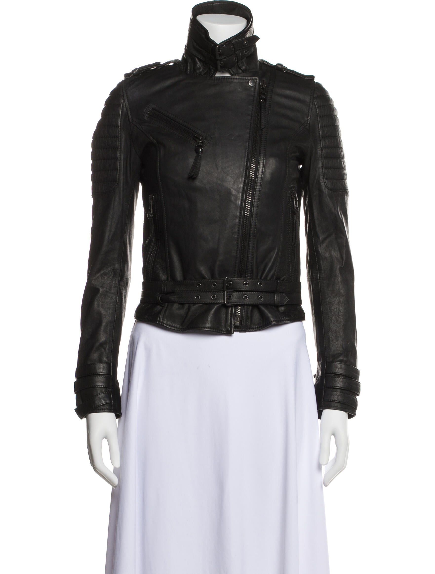 Boda Skins Leather Biker Jacket Black Jackets, Clothing WBODA20160 The RealReal