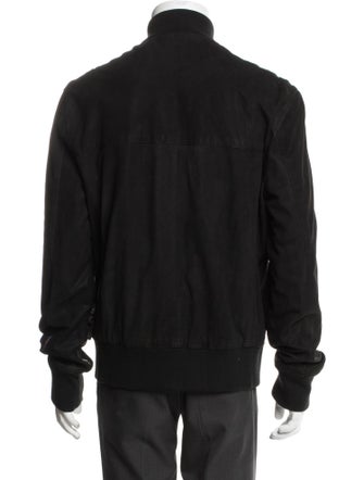 Boda Skins Eel Skin Bomber Jacket