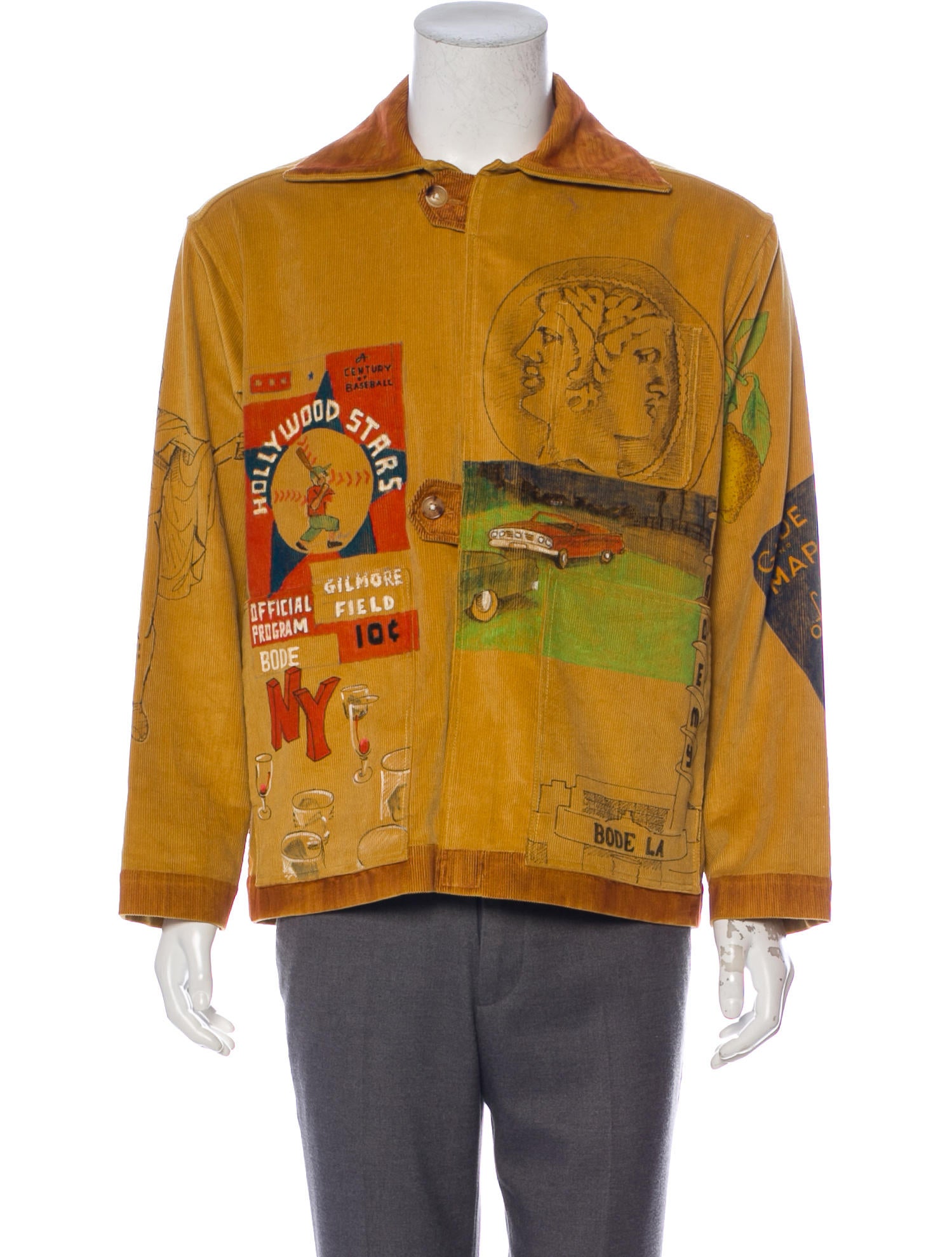 BODE 2019 Senior Cord Tab Jacket - Brown Outerwear, Clothing