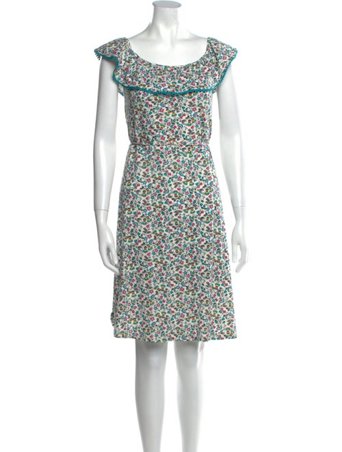 BODE Floral Print Mini Dress