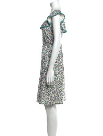 BODE Floral Print Mini Dress