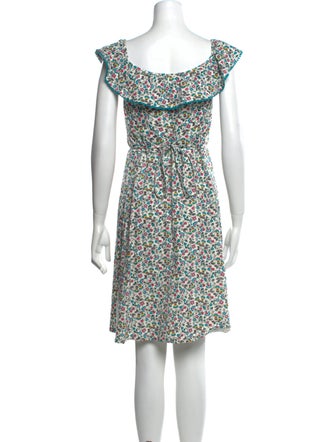 BODE Floral Print Mini Dress