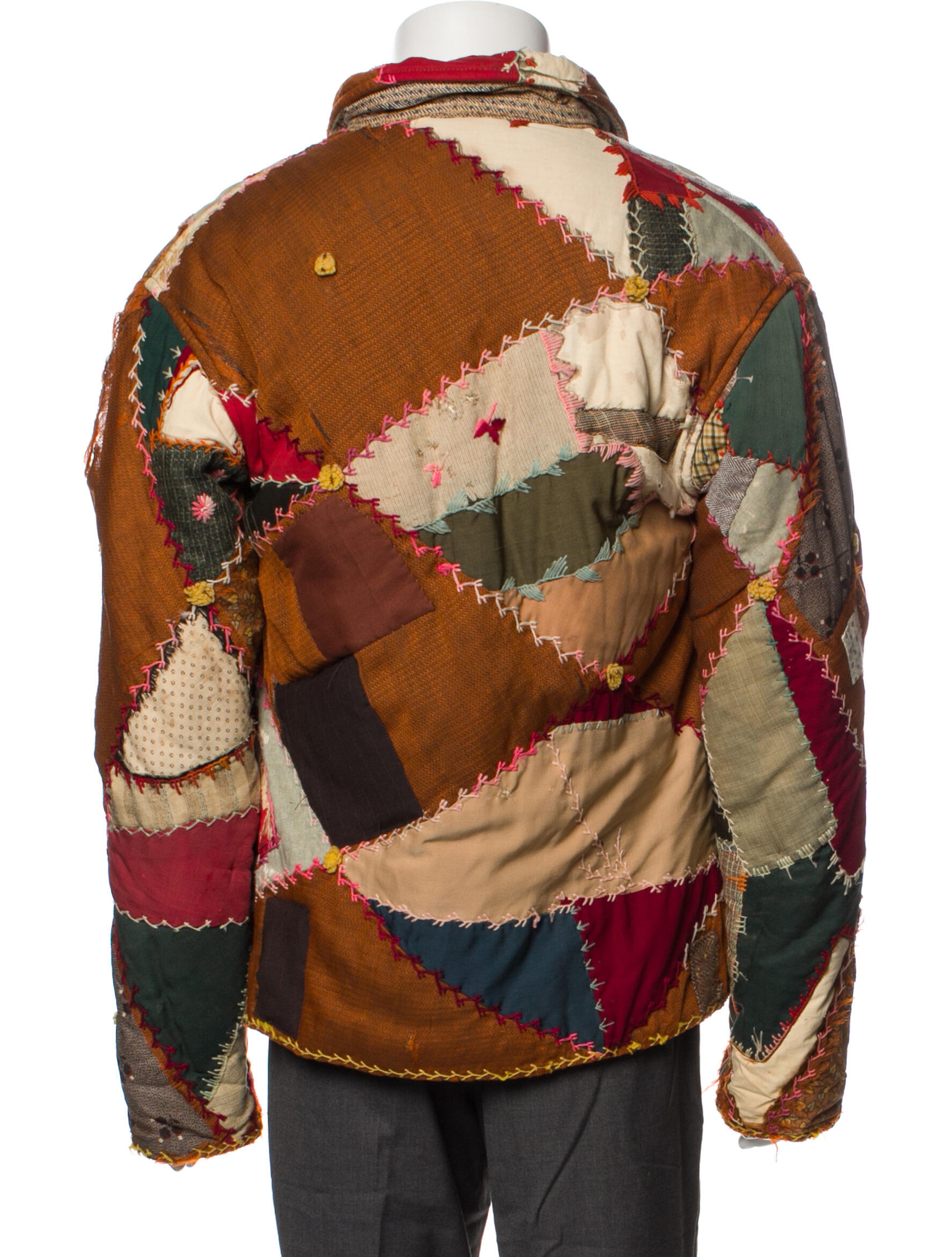Quilted Patterned Utility Jacket
