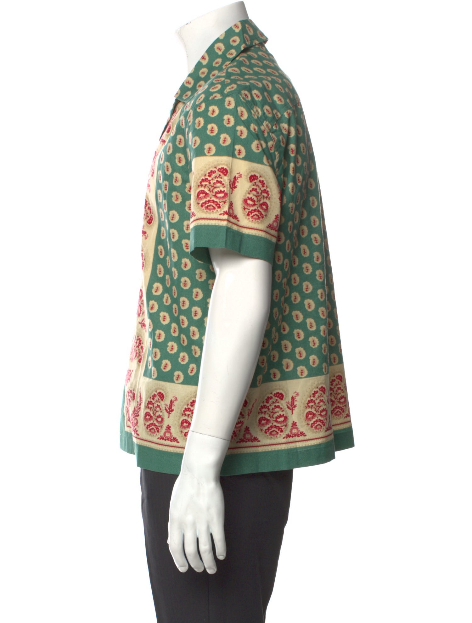 BODE Camp Collar Printed Shirt