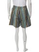 BODE Striped Flat Front Shorts