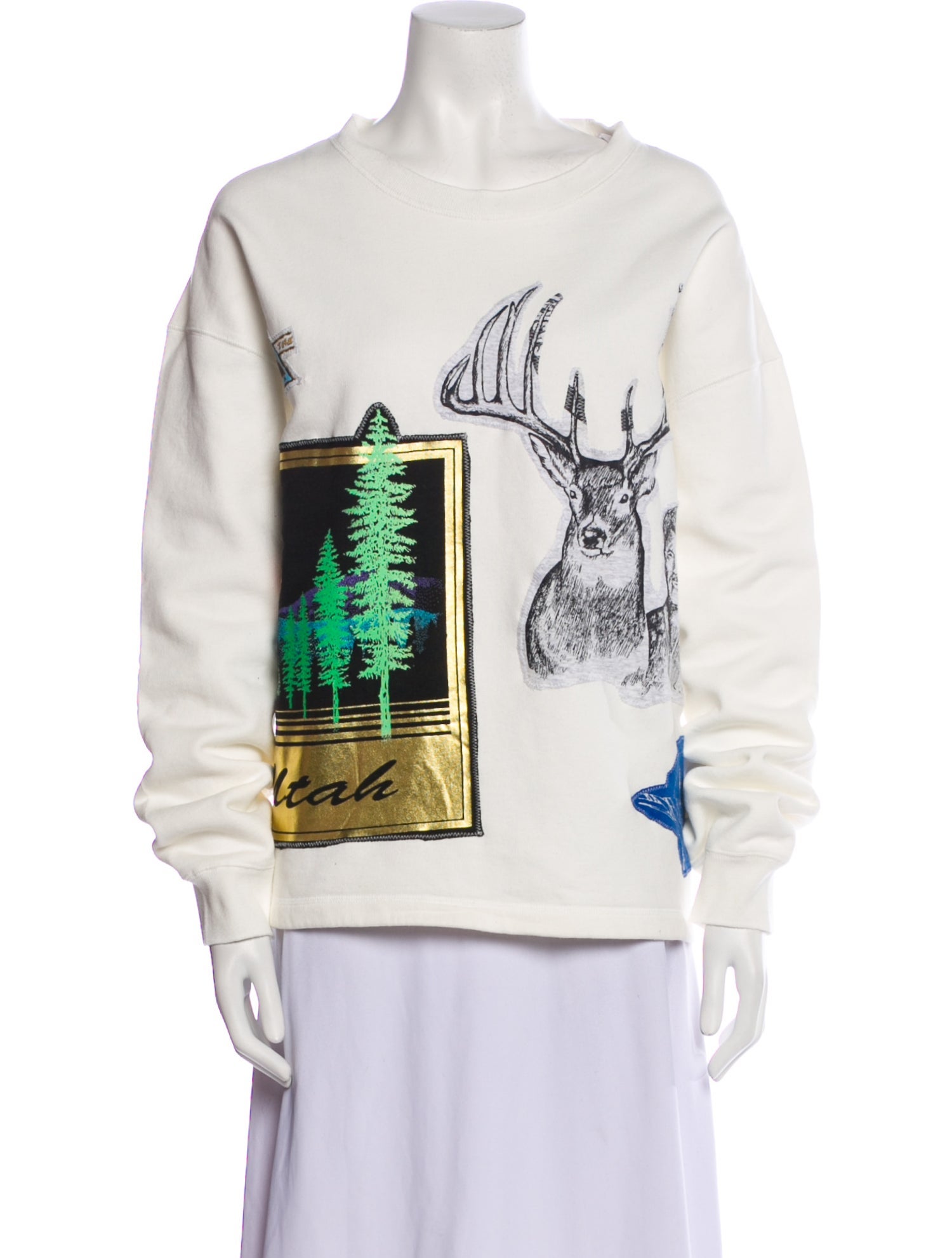 BODE Graphic Print Crew Neck Sweatshirt w/ Tags