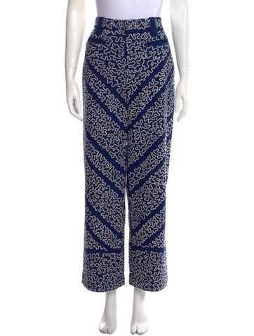 Bode Pants Wool Wide Leg L