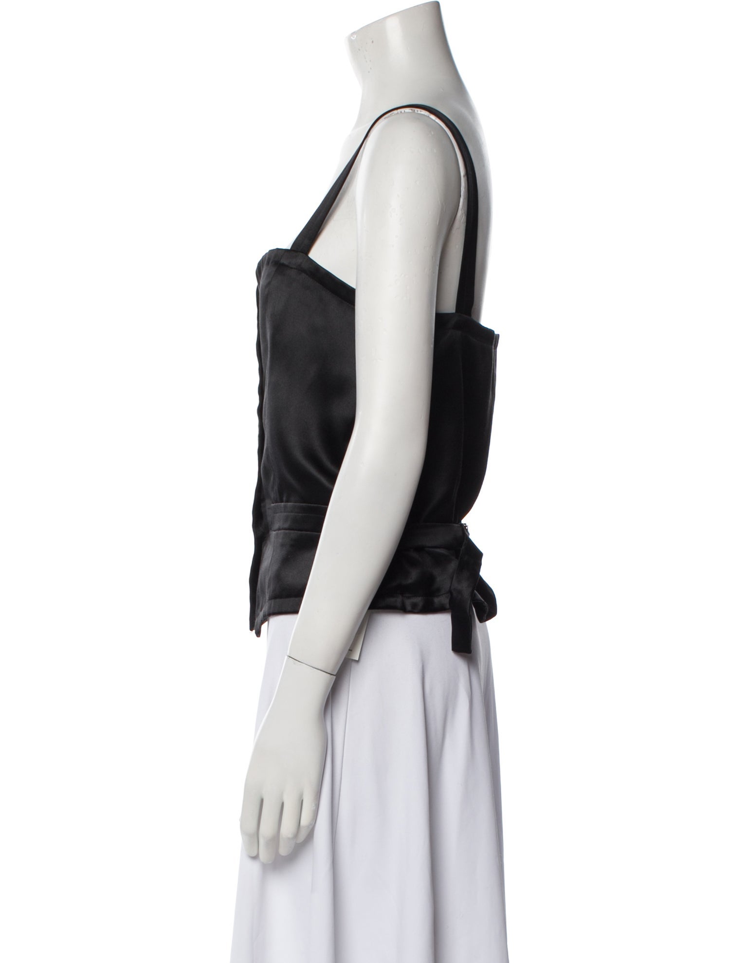 BODE Square Neckline Sleeveless Crop Top