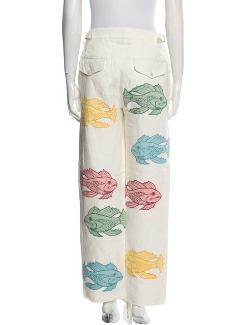 BODE Linen Wide Leg Pants