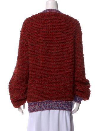 BODE Wool Open Front Sweater