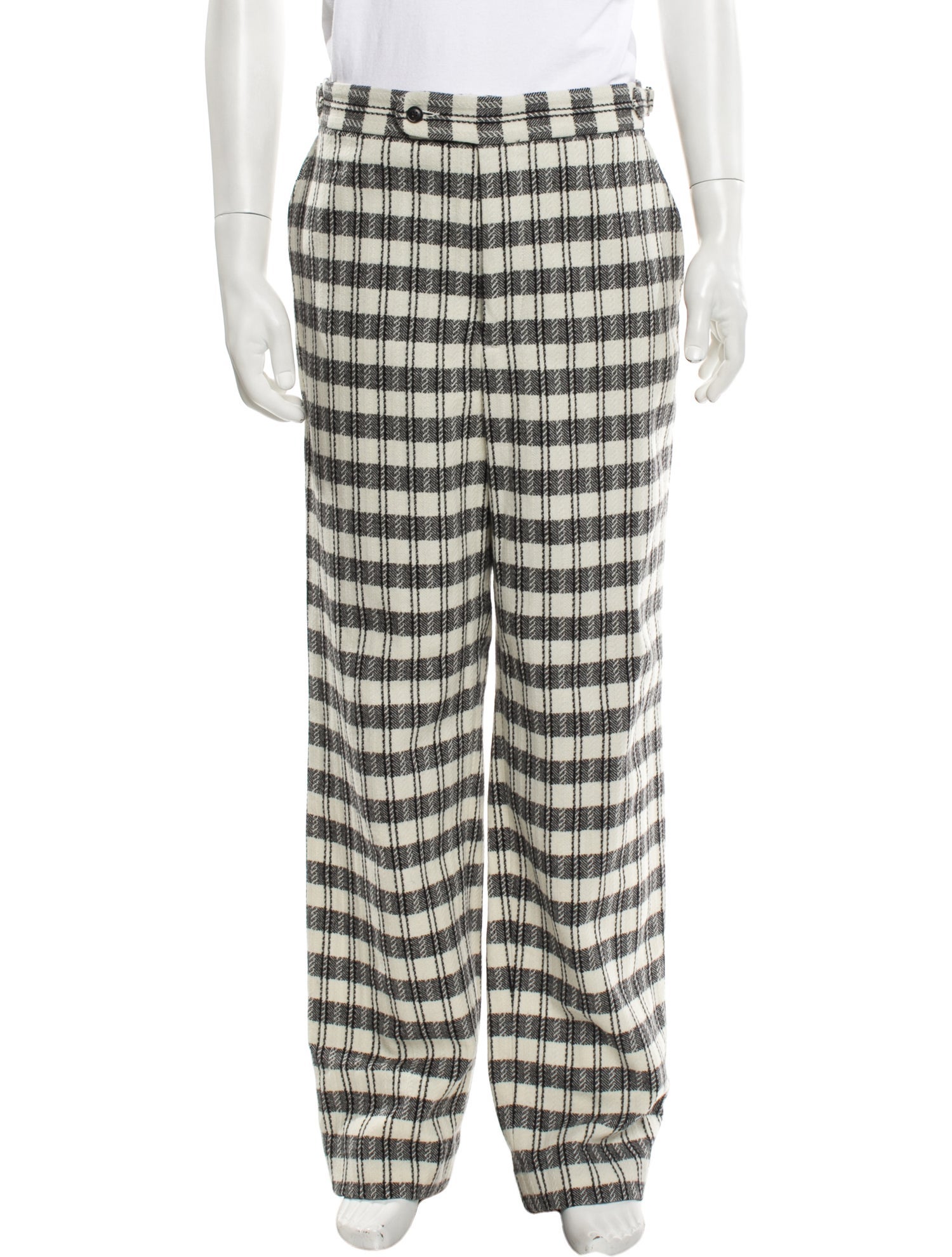 BODE Wool Wide Leg Pants