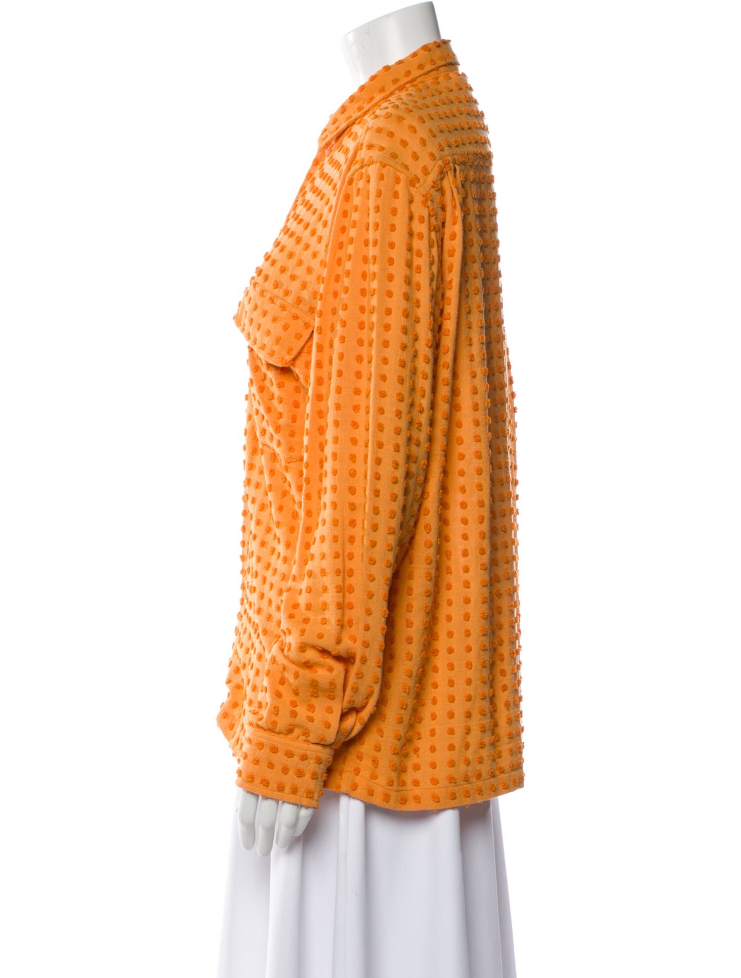 BODE Printed Long Sleeve Button-Up Top