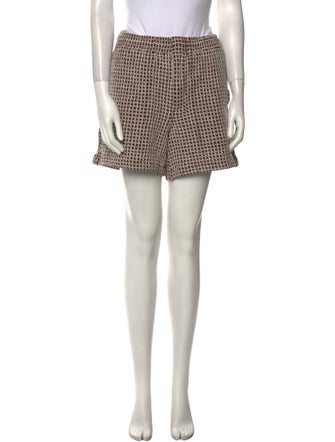 BODE Printed Mini Shorts