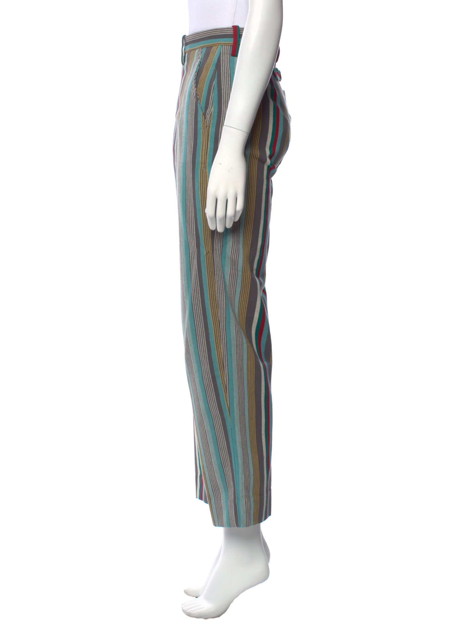 BODE Striped Wide Leg Pants