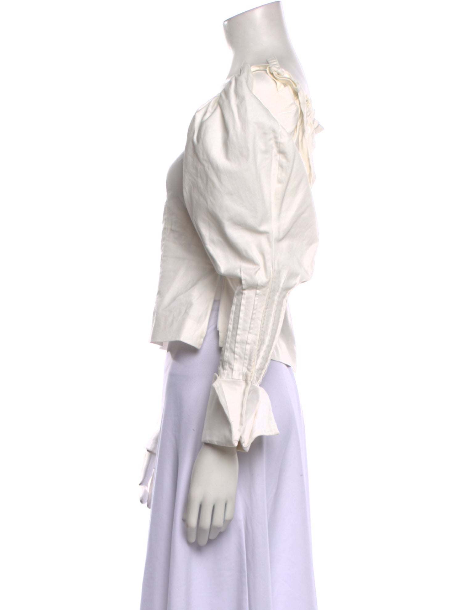 BODE Square Neckline Long Sleeve Blouse