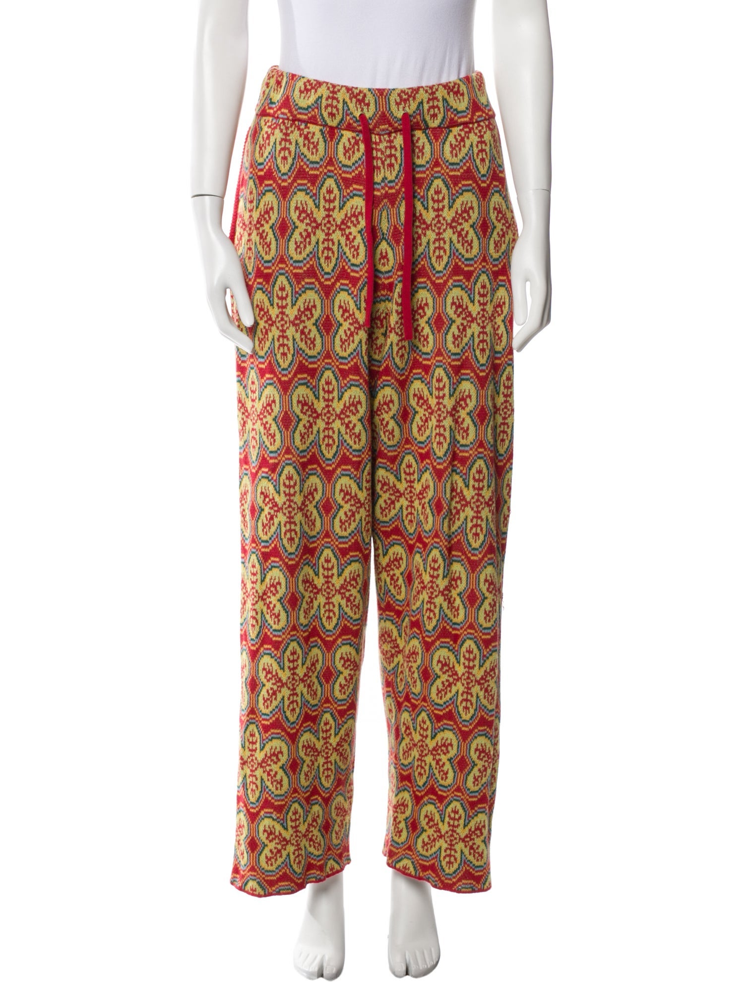 BODE Silk Wide Leg Pants