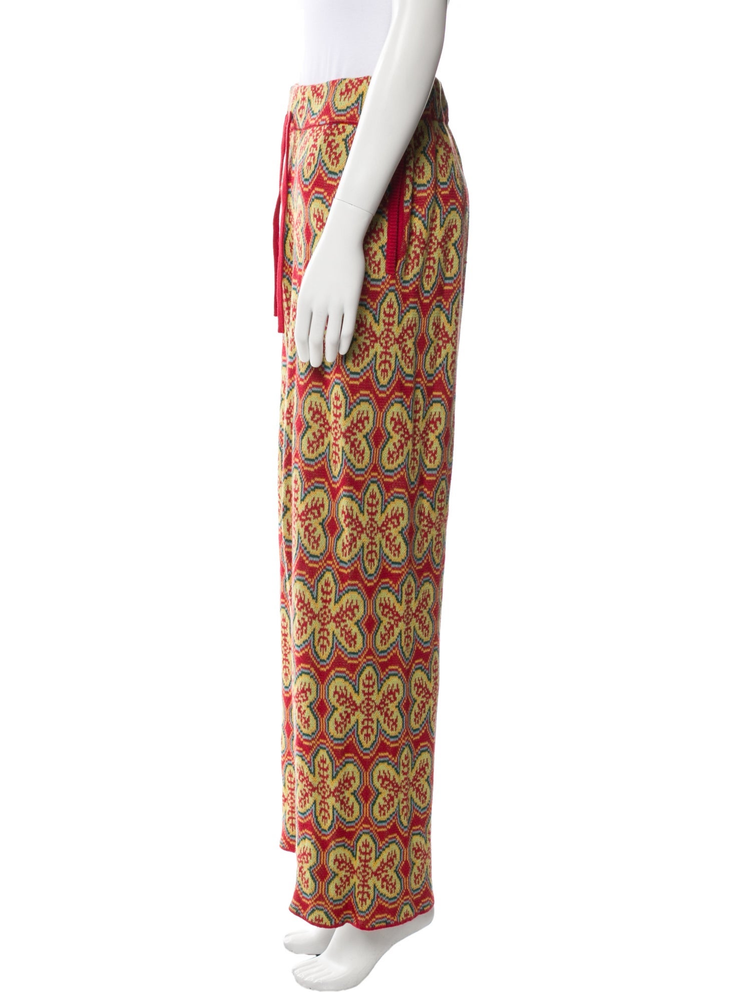 BODE Silk Wide Leg Pants