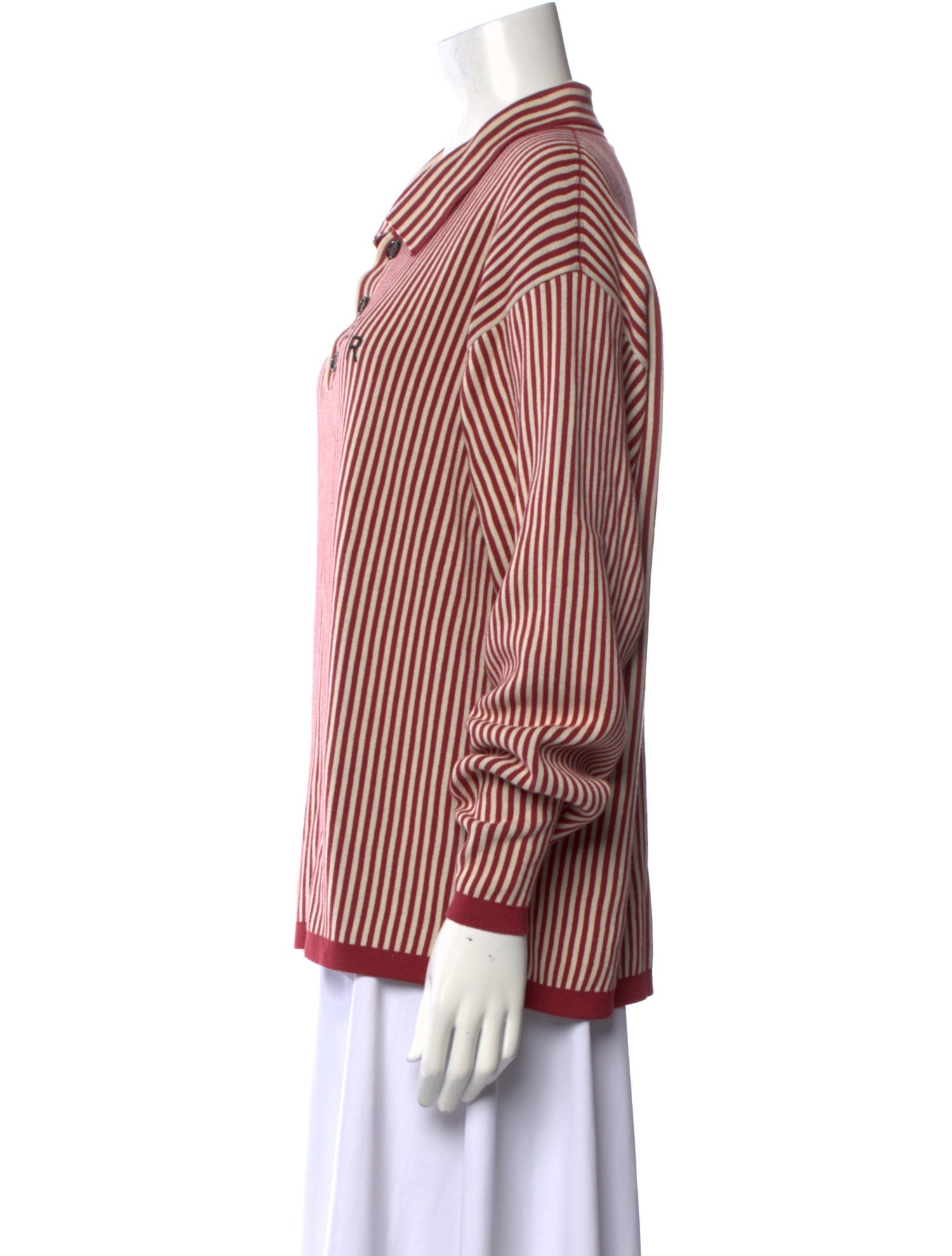 BODE Striped Long Sleeve Sweatshirt
