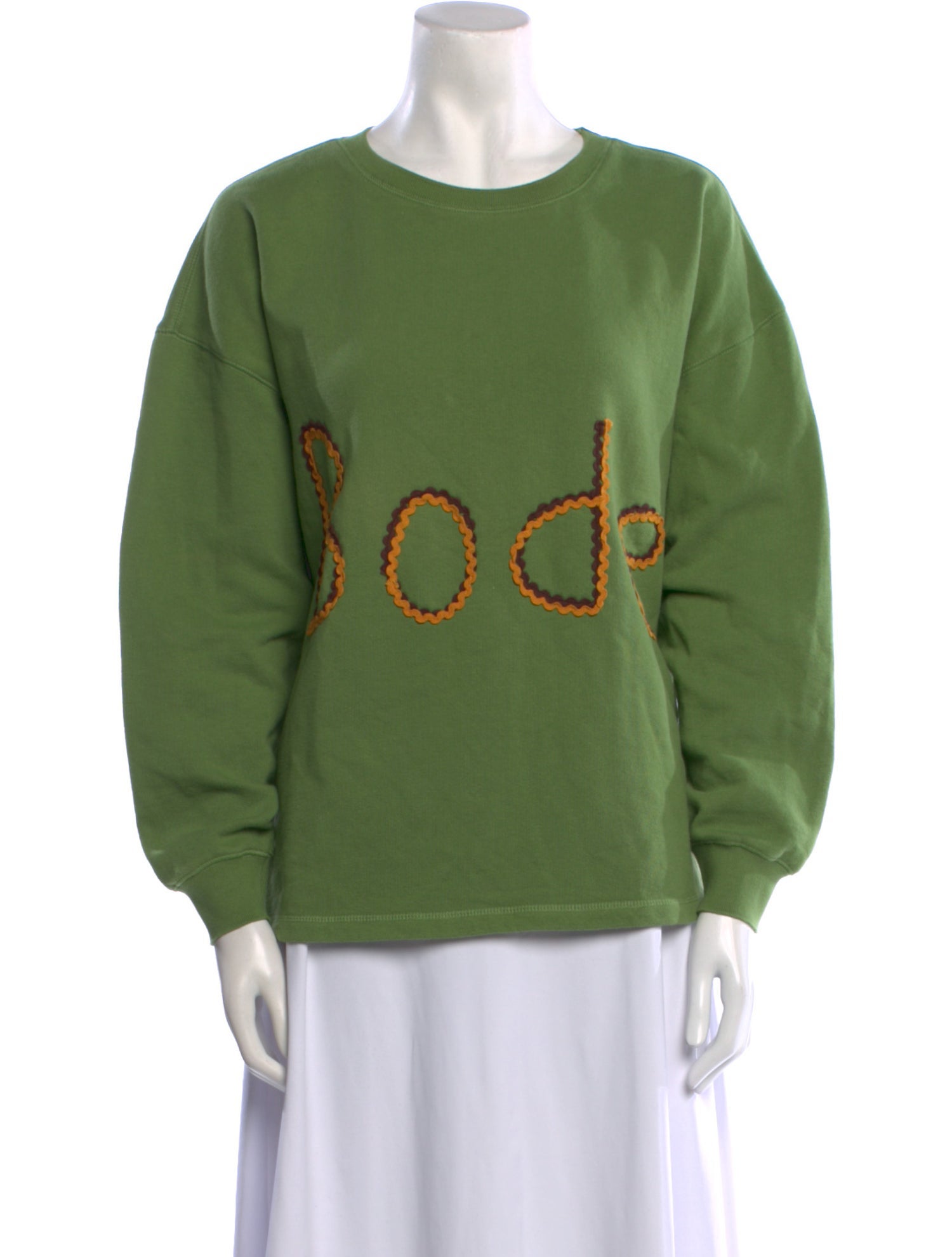 BODE Crew Neck Long Sleeve Sweatshirt