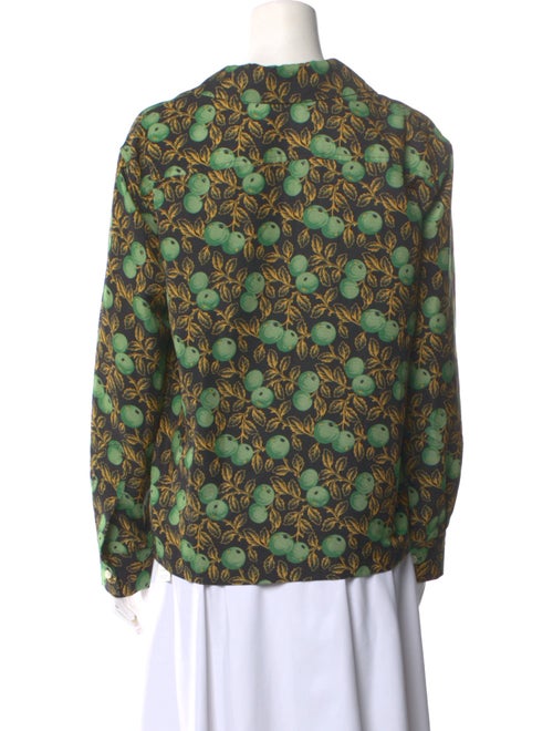 BODE Floral Print V-Neck Blouse