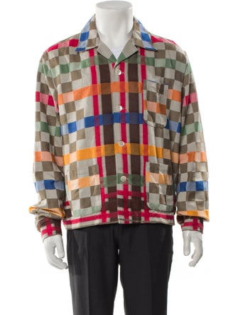 BODE Plaid Print Jacket