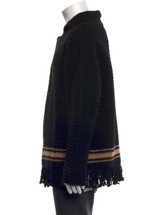 BODE Wool Printed Cardigan