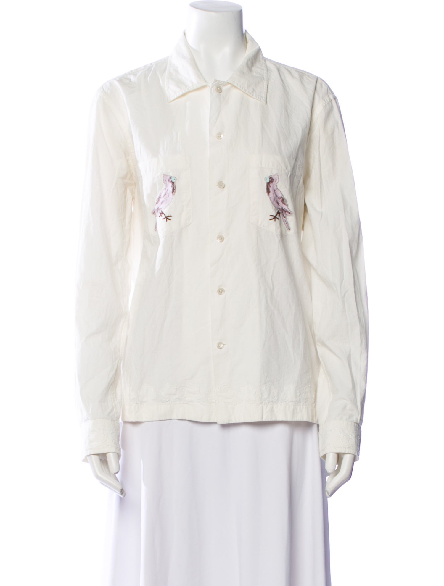 BODE Long Sleeve Button-Up Top