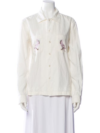 BODE Long Sleeve Button-Up Top