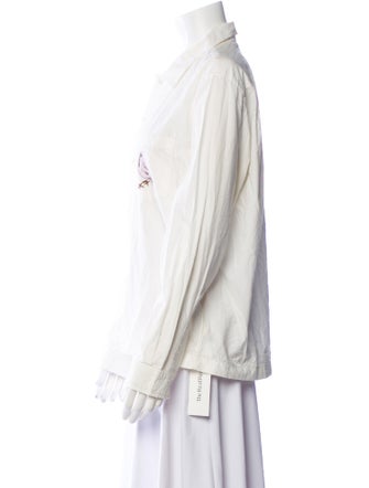 BODE Long Sleeve Button-Up Top