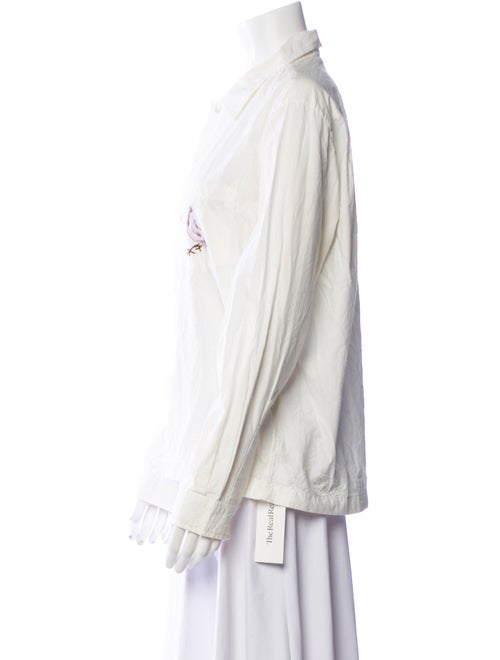 BODE Long Sleeve Button-Up Top