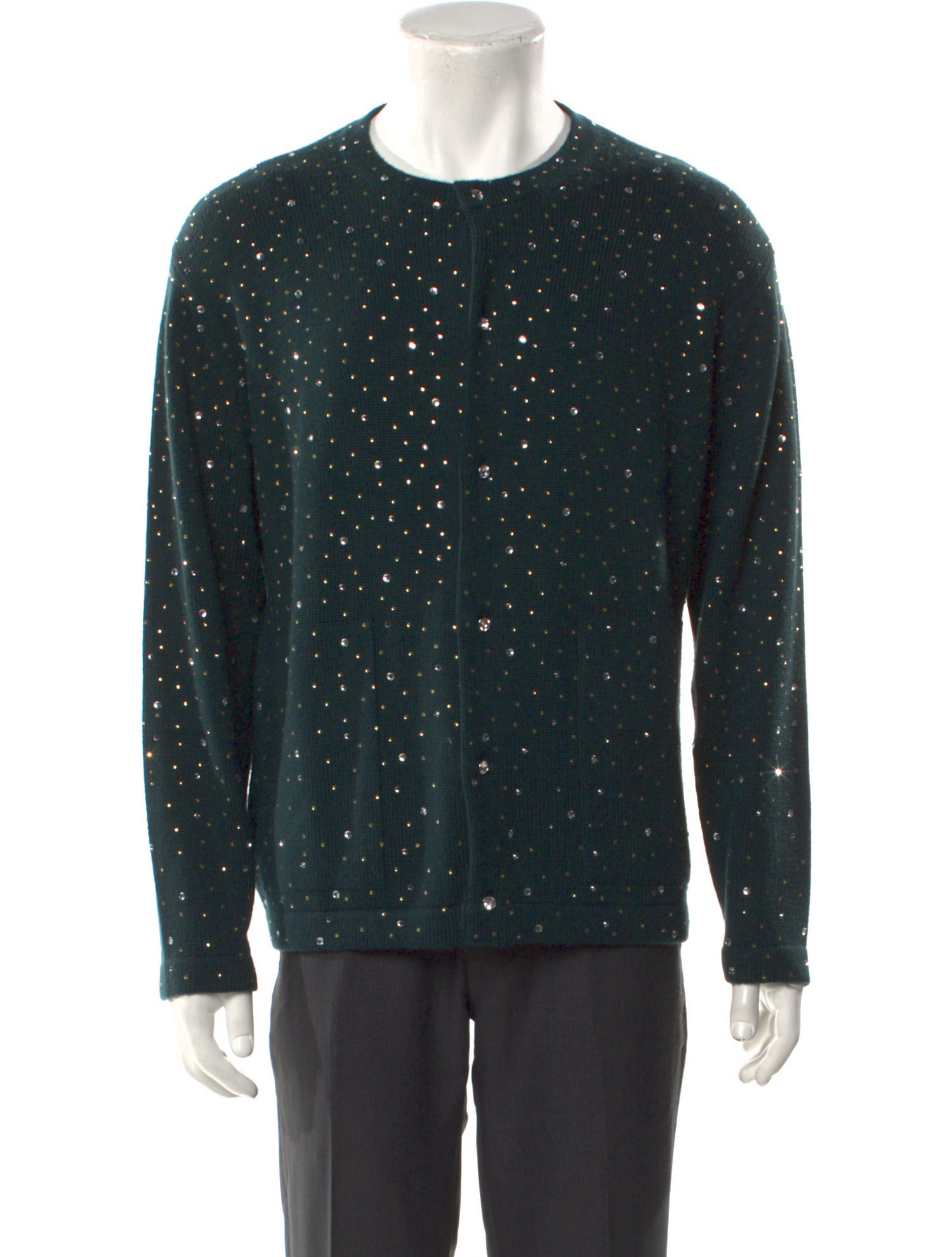 BODE Wool Crew Neck Cardigan w/ Tags
