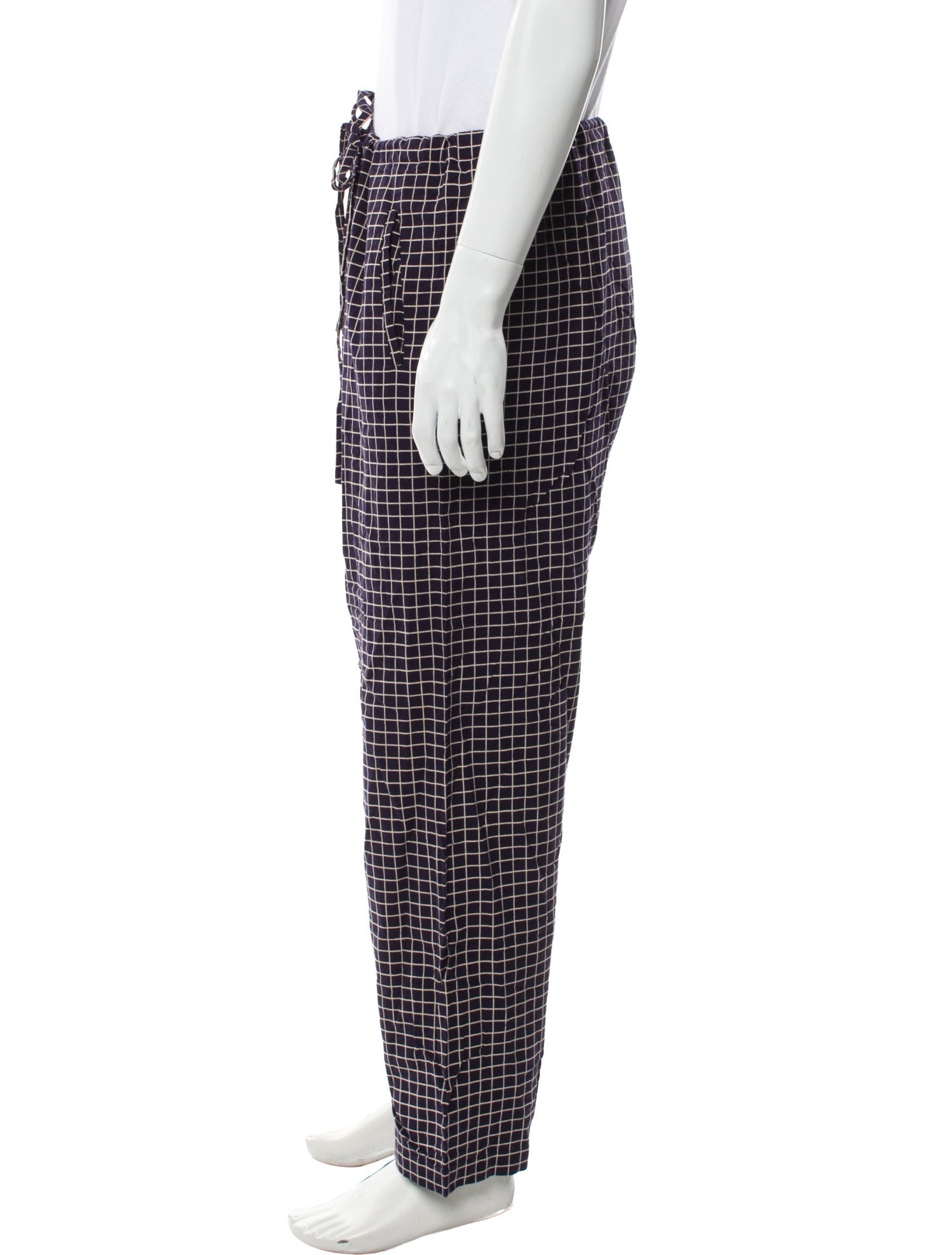 BODE Plaid Print Pajama Bottoms