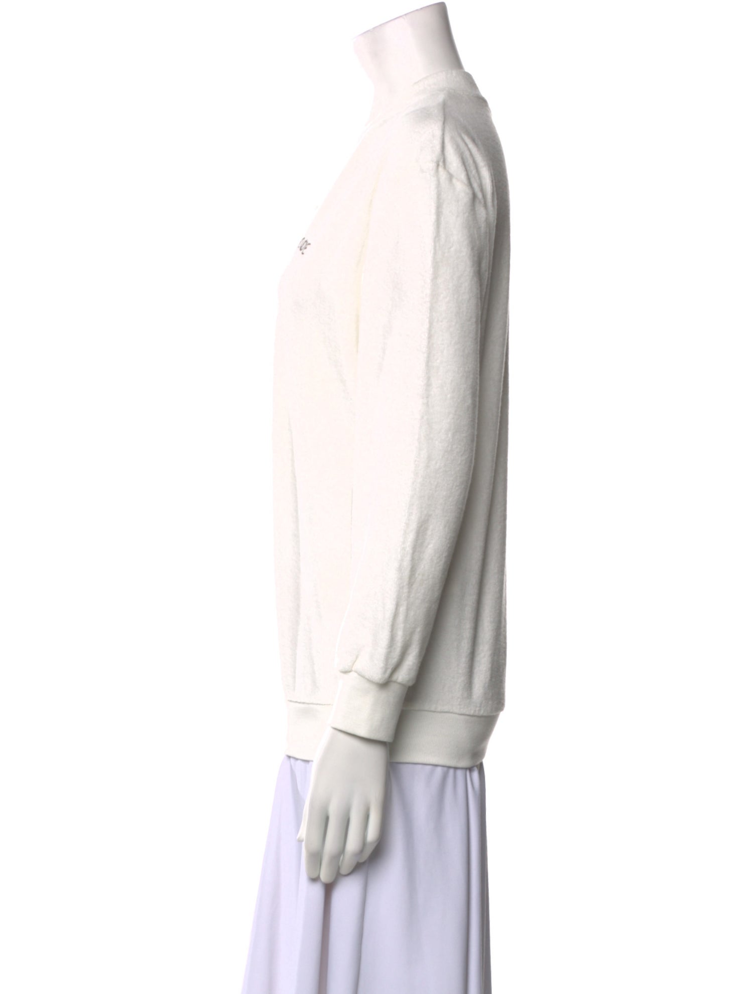 BODE V-Neck Long Sleeve Sweatshirt