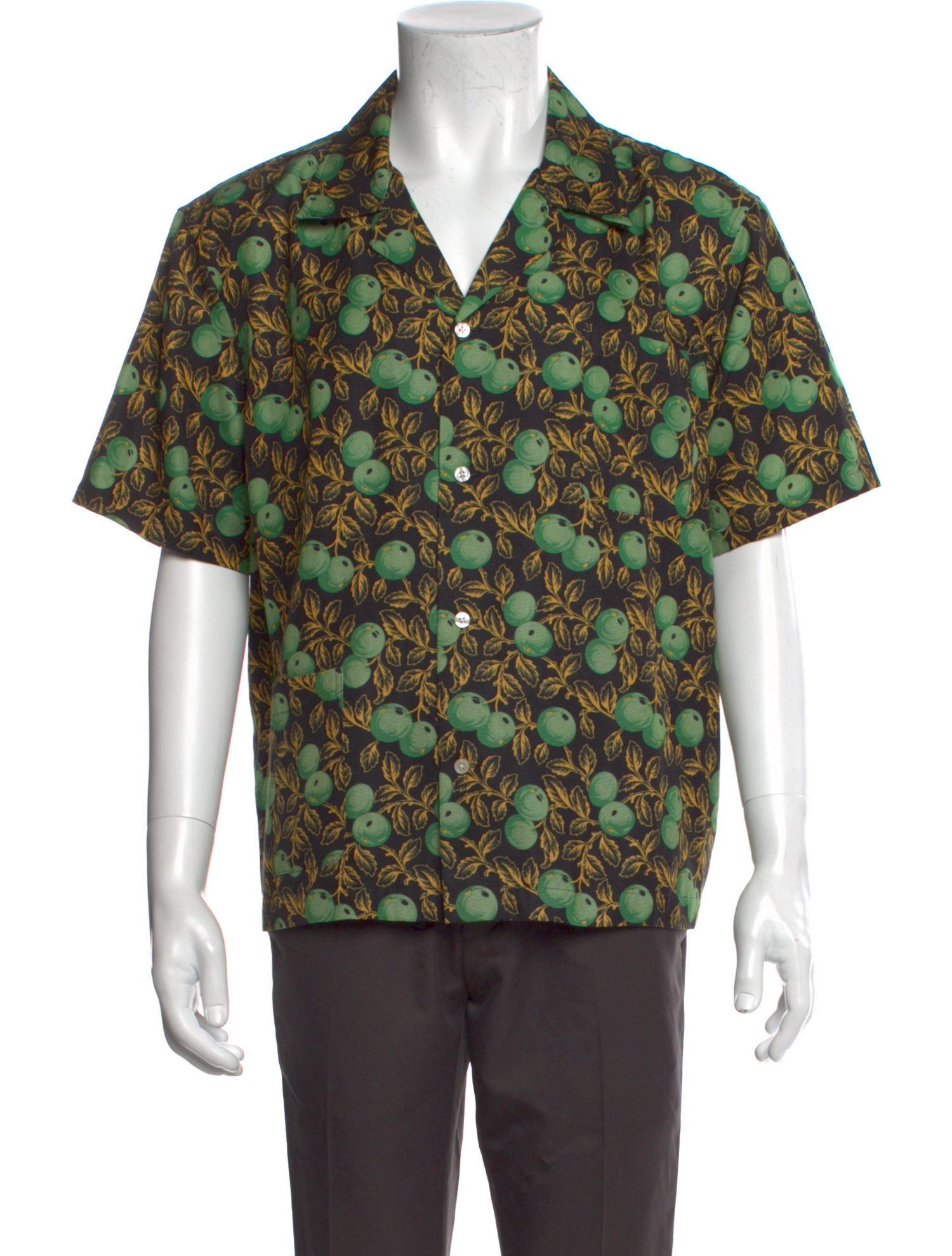 BODE Floral Print Short Sleeve Shirt