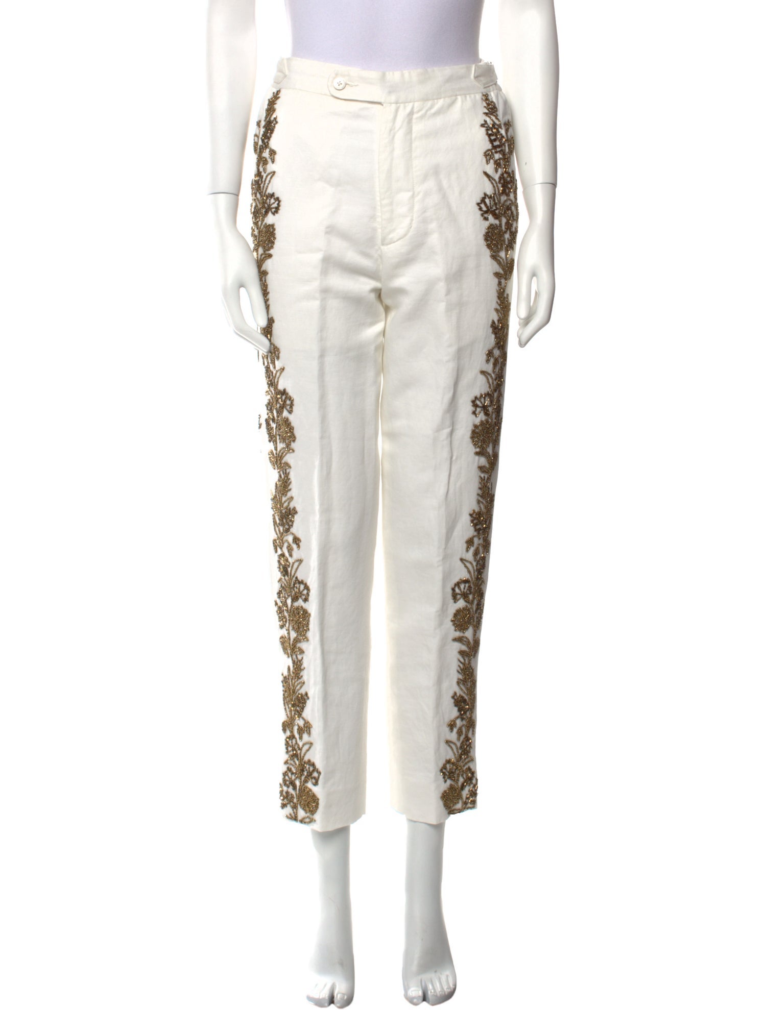 BODE Printed Straight Leg Pants