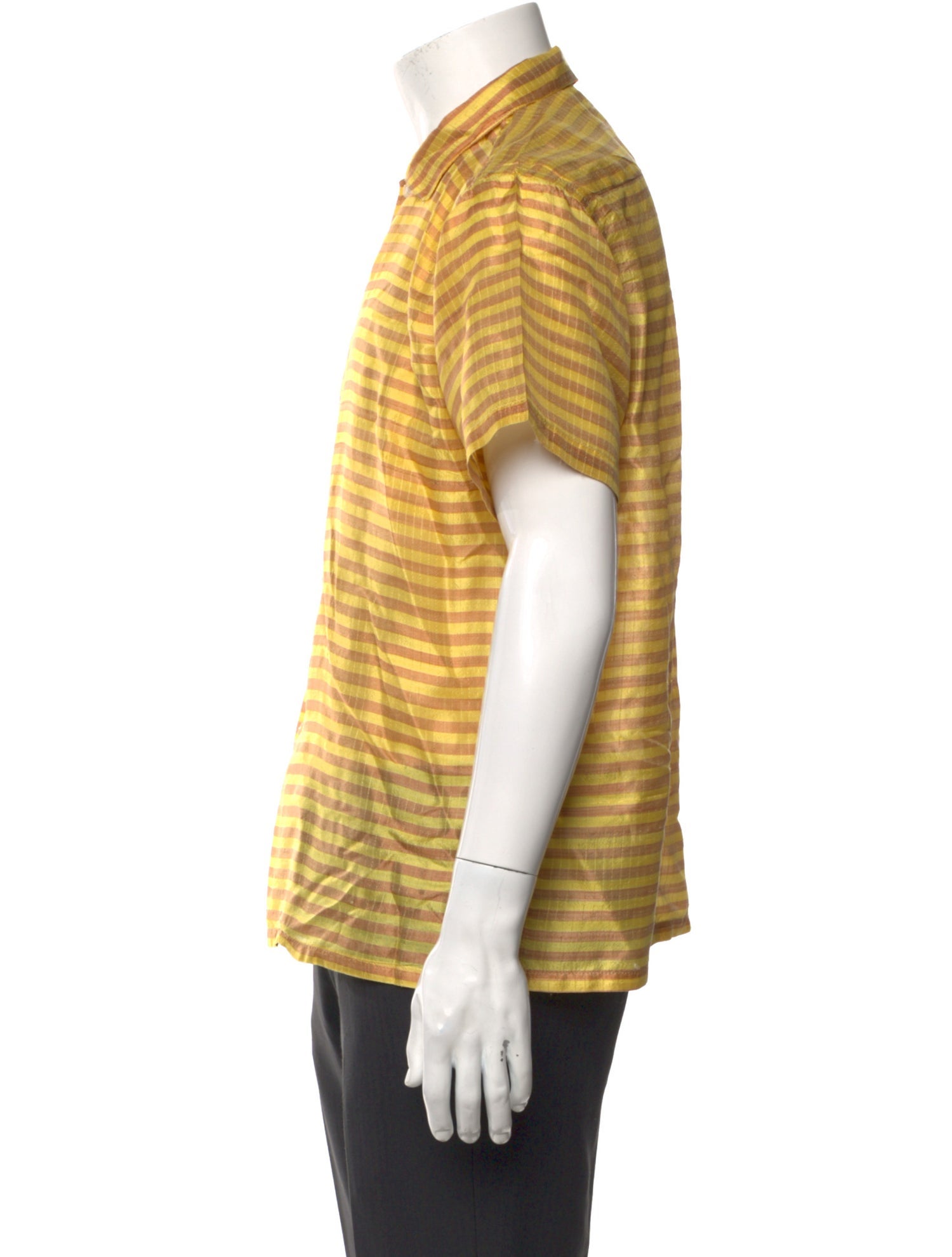 BODE Striped Short Sleeve Shirt