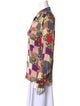 BODE Printed Long Sleeve Button-Up Top