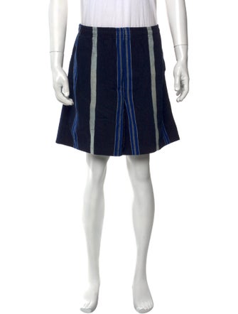 BODE Striped Flat Front Shorts