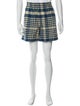 BODE Plaid Print Flat Front Shorts