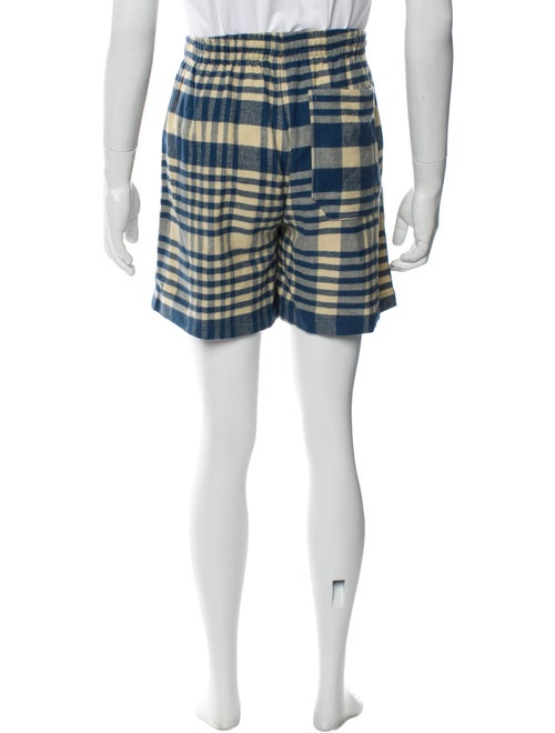 BODE Plaid Print Flat Front Shorts